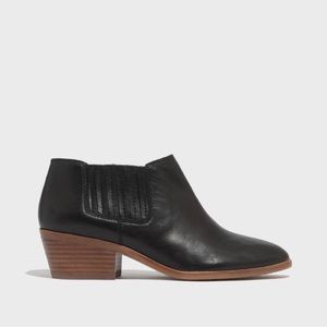 Madewell Short Chelsea Leather Boots